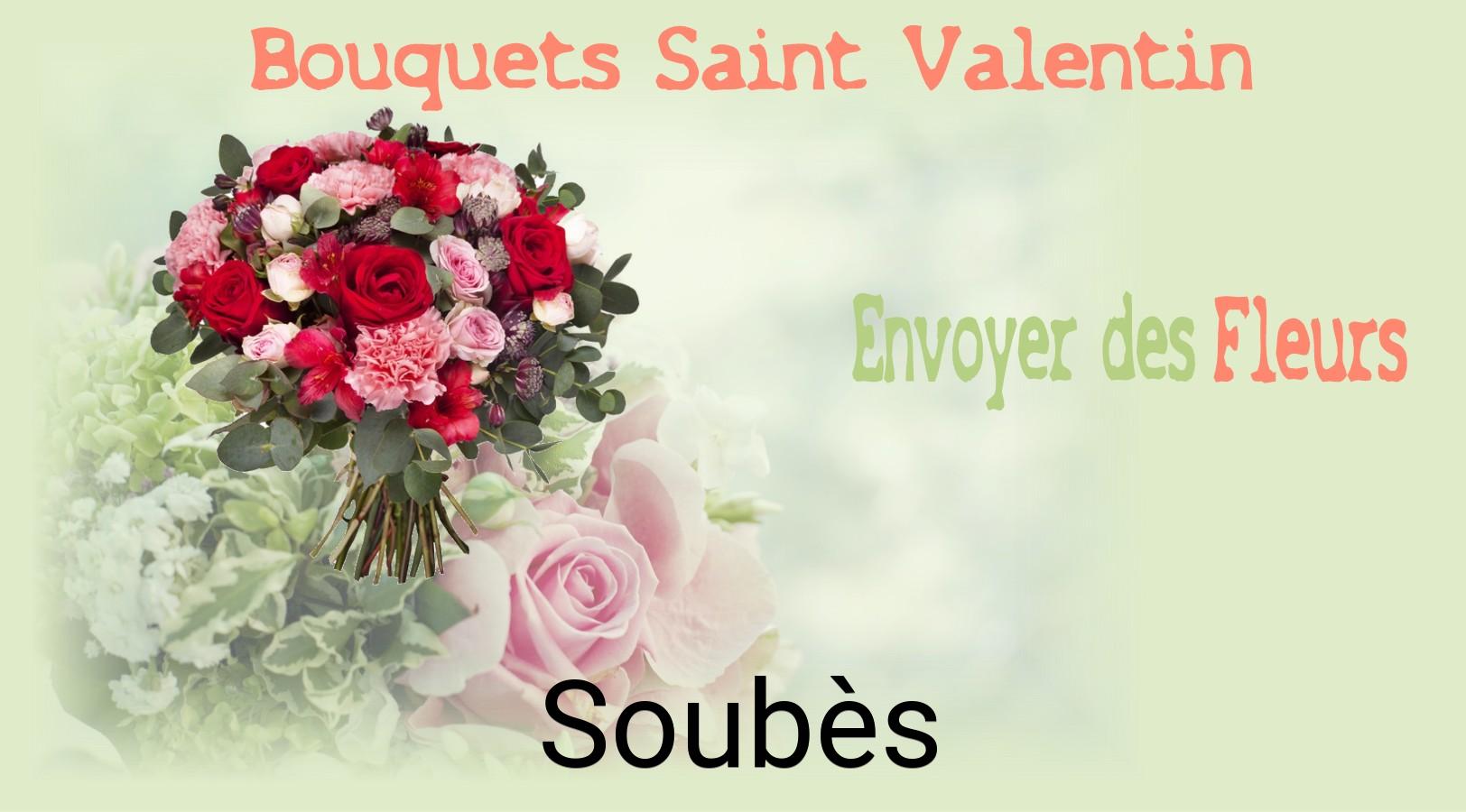 Roses de Saint-Valentin livrées à Soubès