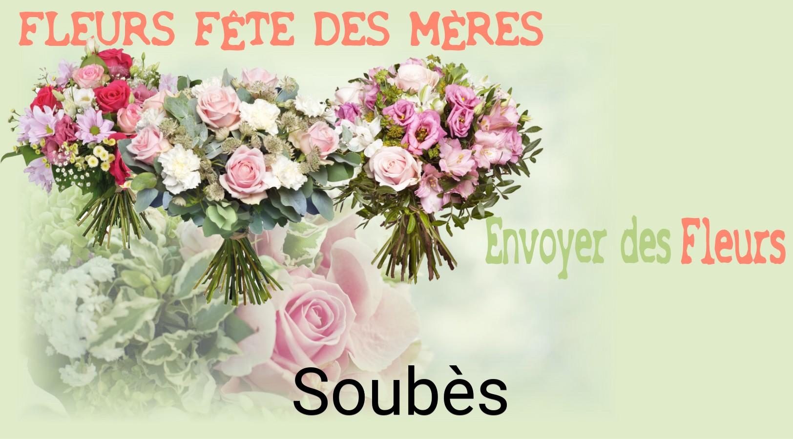 Bouquet de Fête des Mères livré à Soubès